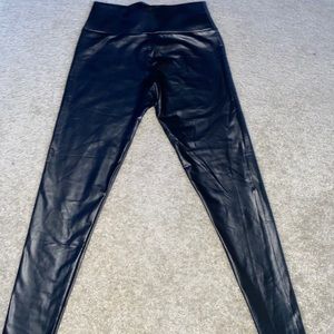 Faux leather leggings